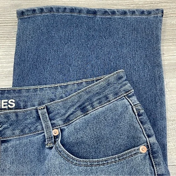 No Boundaries Dark Blue Straight Leg Jeans Plus Size 20 Women’s Basic Minimal - Picture 5 of 7